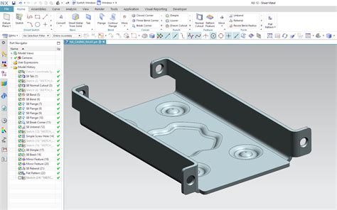 sheet metal nx cad